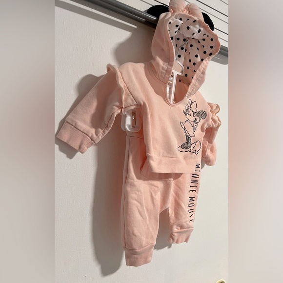 Disney Matching Sets | Minnie Mouse Sweat Set | Color: Pink | Size: 0-3months| - Picture 4 of 8